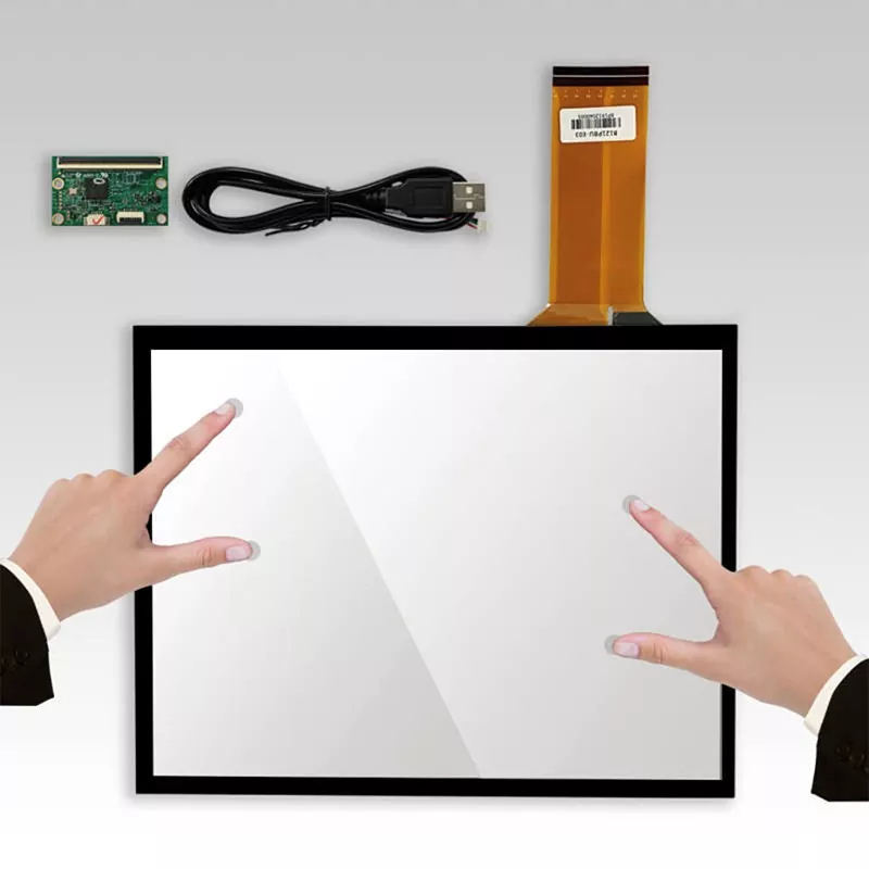 12.1 इंच USB इंटरफ़ेस मल्टी-टच स्क्रीन